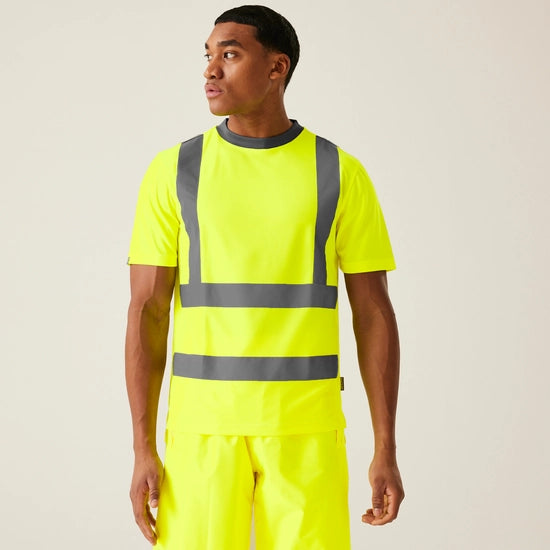 Regatta Professional Men's Hi-Vis Pro Contract T-Shirt Class 2