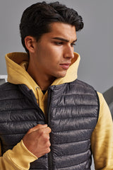 2786 Melange Padded Gilet