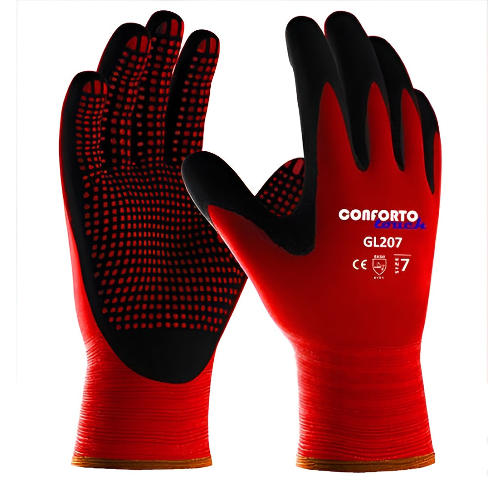 Future Garments Conforto- Touch Nitrile Foam Dotted Gloves