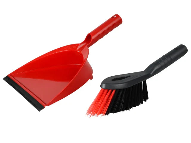 Vileda 2-in-1 Dustpan and Brush Set