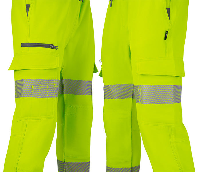 Beeswift Beeswift Womens Hi-Vis Yellow Work Joggers