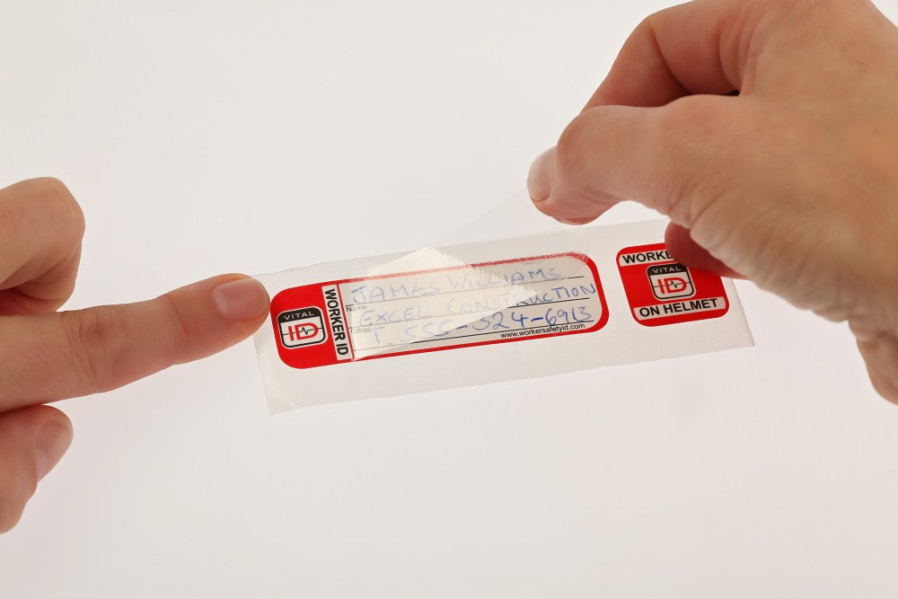 Beeswift Hard Hat Id Temp Stickers