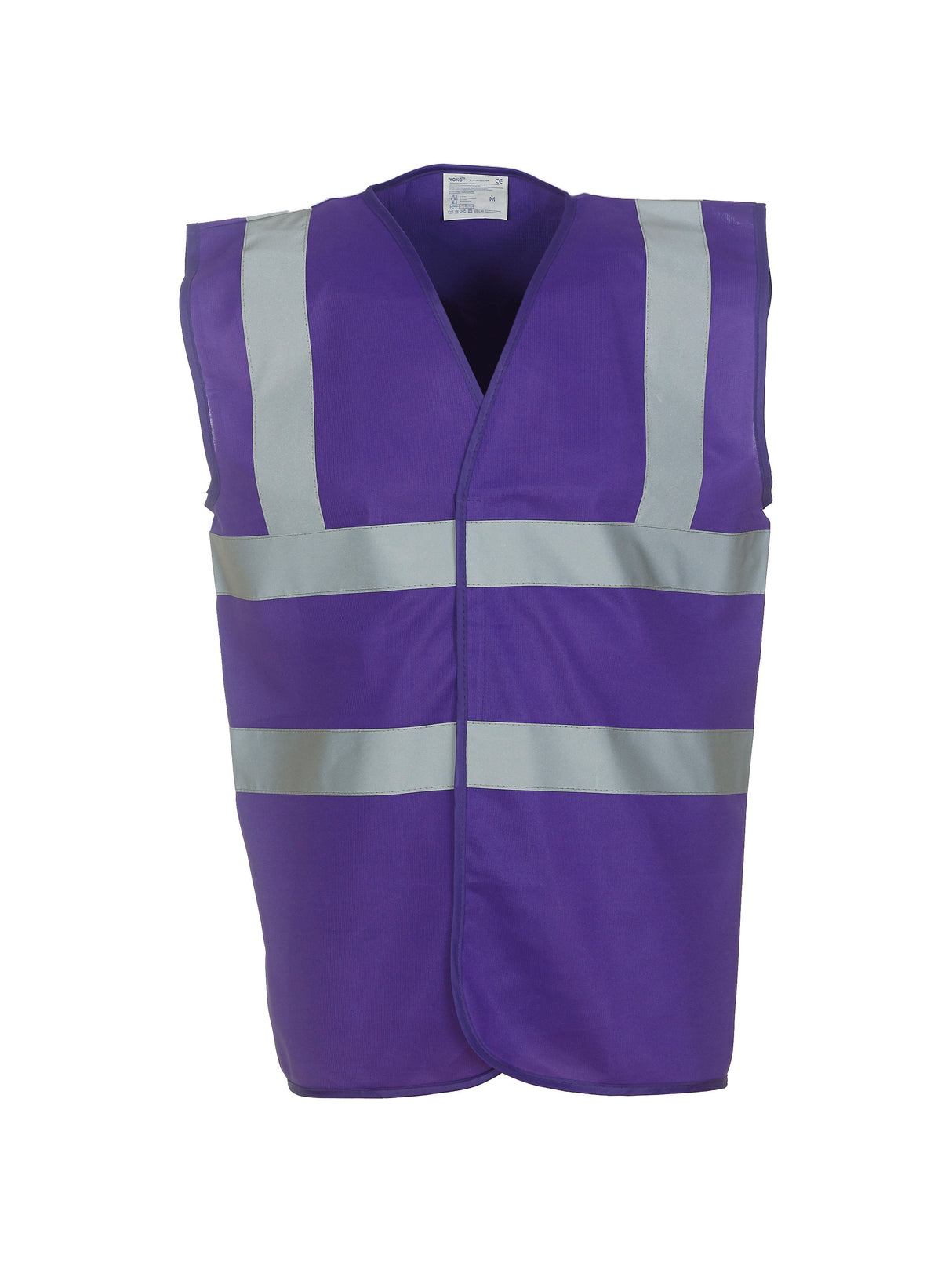 Yoko Hi-Vis 2-Band-And-Braces Waistcoat (Hvw100) - Purple