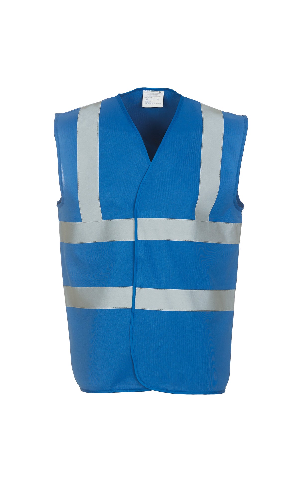 Yoko Hi-Vis 2-Band-And-Braces Waistcoat - Royal Blue