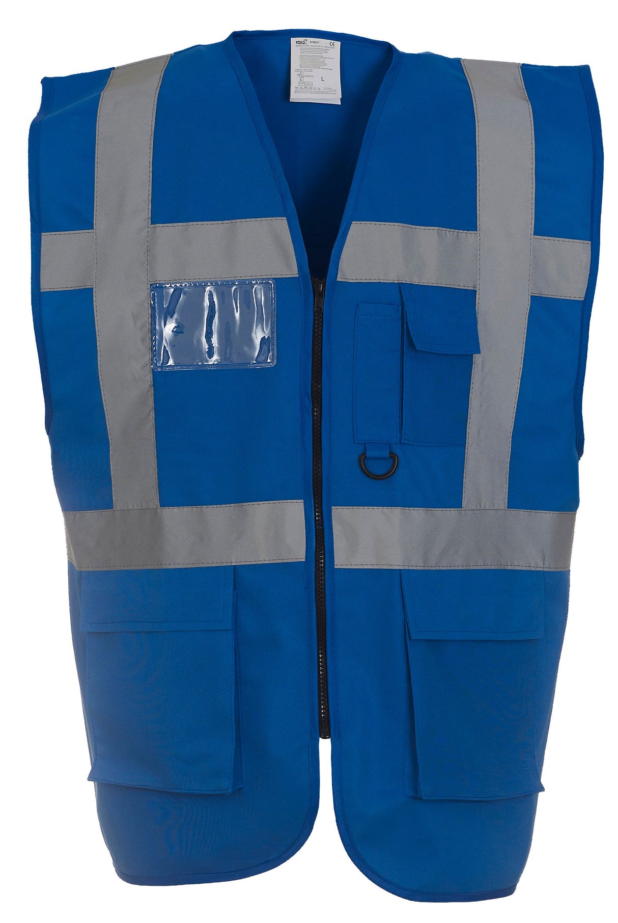 Yoko Multifunctional Executive Hi-Vis Waistcoat - Royal Blue