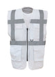 Yoko Multifunctional Executive Hi-Vis Waistcoat (Hvw801) - White