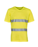 Yoko Hi-Vis Top Cool Super Light V-Neck T-Shirt