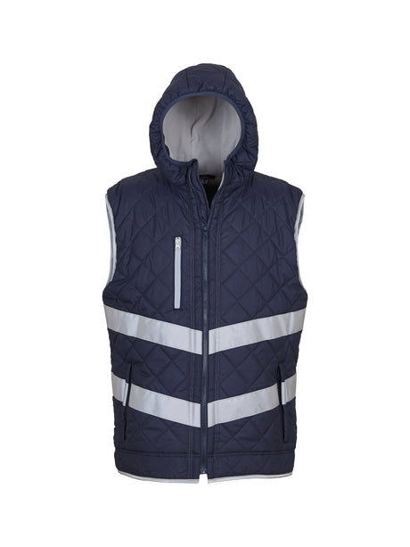 Yoko Hi-Vis Kensington Hooded Gilet (Hv007)