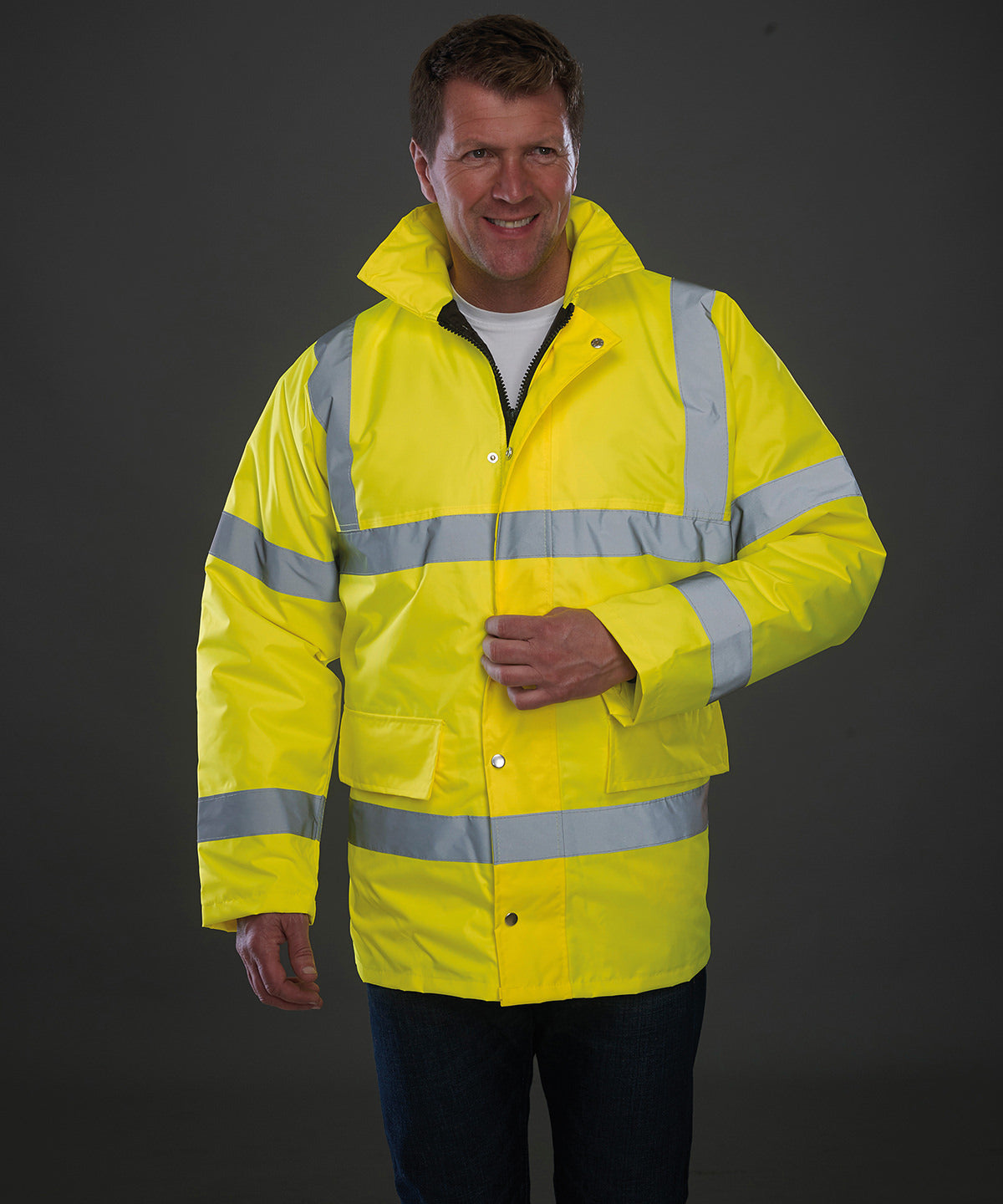 Yoko Hi-Vis Classic Motorway Jacket (Hvp300)