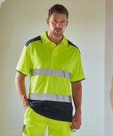 Yoko Hi-Vis Two-Tone Polo Shirt