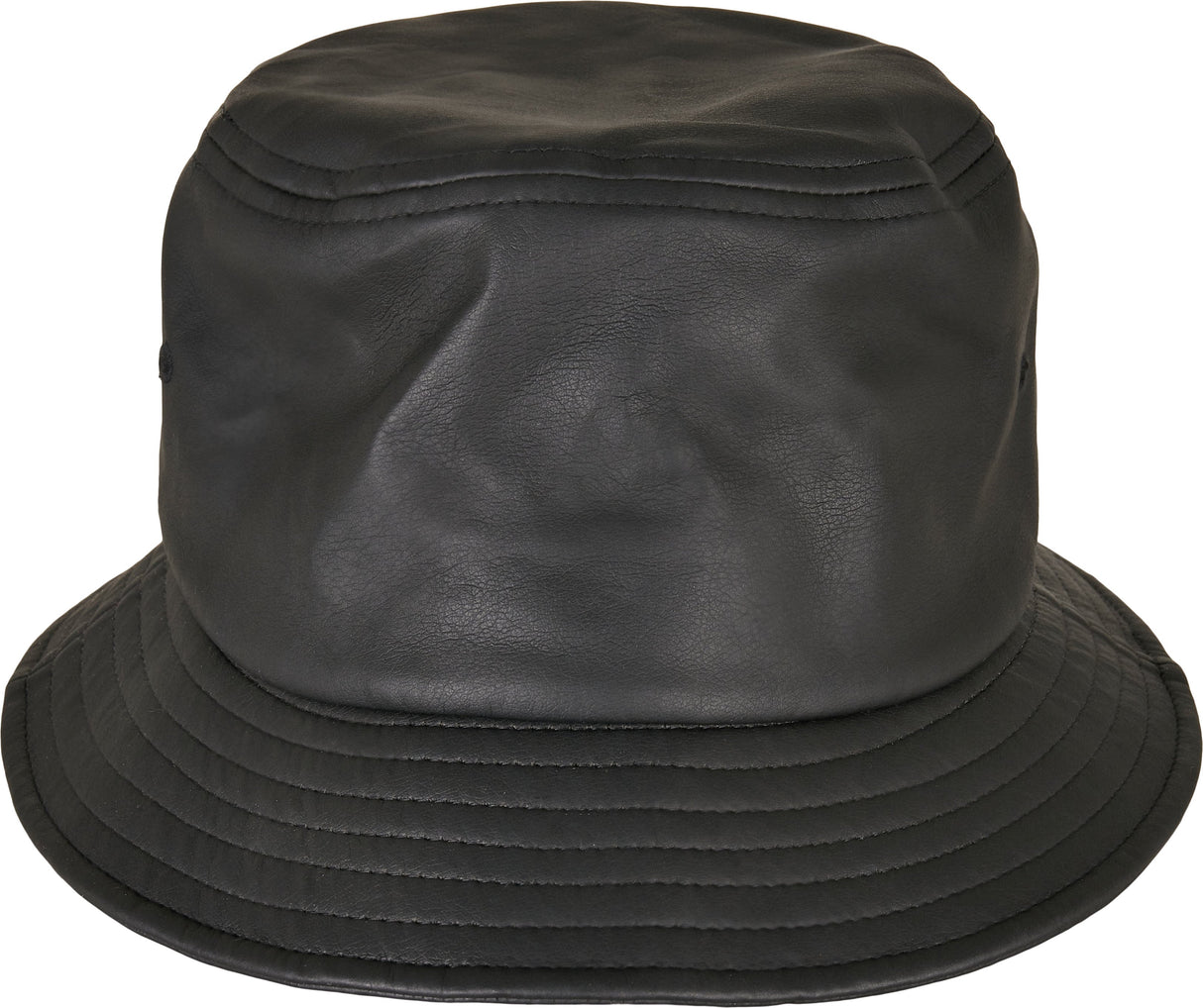 Flexfit By Yupoong Imitation Leather Bucket Hat (5003Il)