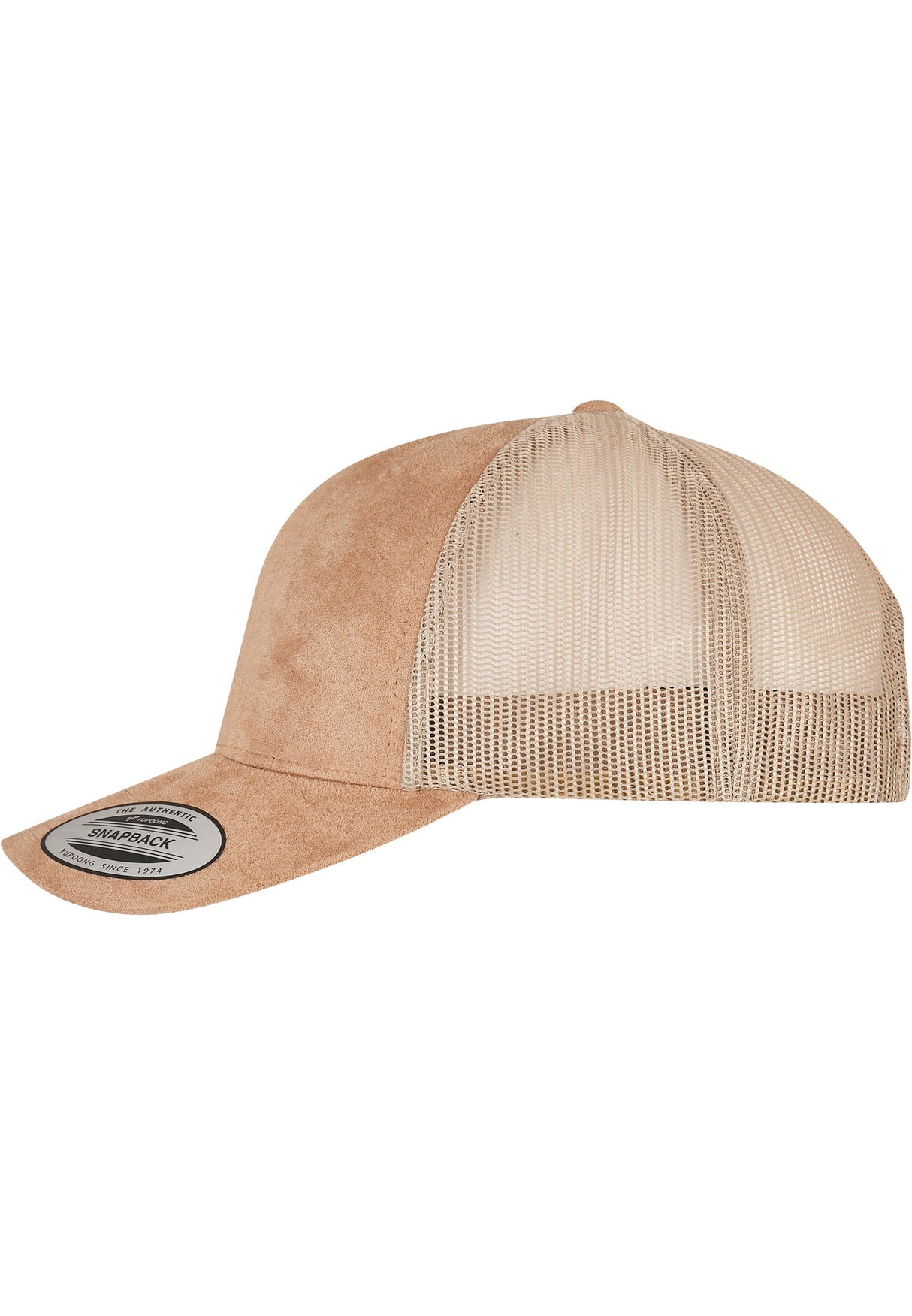 Flexfit By Yupoong Imitation Suede Leather Trucker Cap (6606Su)