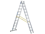 Zarges D-Rung Combination Ladder 3-Part 3 x 10 Rungs