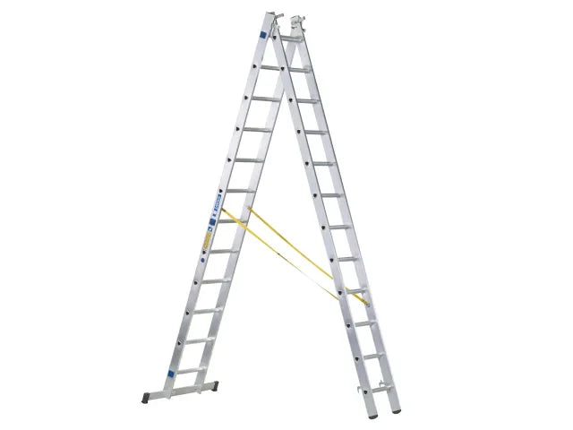 Zarges D-Rung Combination Ladder 3-Part 3 x 12 Rungs