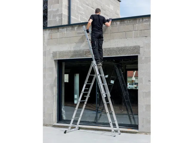 Zarges Light Trade Combination Ladder 3-Part 3 x 8 Rungs