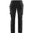 Blaklader Women's 4-Way Stretch Craftsman Trousers 7192 #colour_black-dark-grey