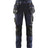 Blaklader Women's Craftsman Trousers with Stretch 7115 #colour_dark-navy-black