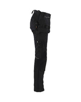 Blaklader Women's Craftsman Trousers with Stretch 7130 #colour_black-black