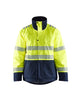 Blaklader Multinorm Winter Jacket 4517 #colour_hi-vis-yellow-navy-blue