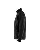 Blaklader Sweatshirt with Full Zip 3362 #colour_black-dark-grey