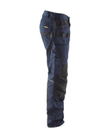 Blaklader Service Trousers with Stretch And Nail Pockets 1496 #colour_dark-navy-black