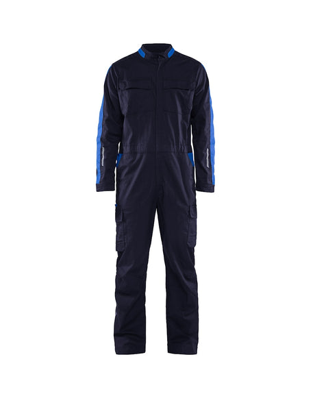 Blaklader Industry Overalls Stretch 6144 #colour_navy-blue-cornflower-blue