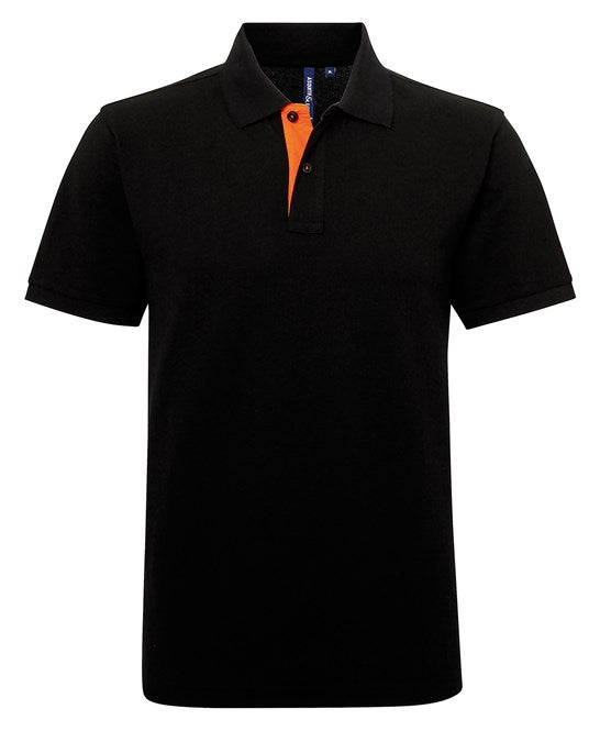 Asquith & Fox Men's Classic Fit Contrast Polo