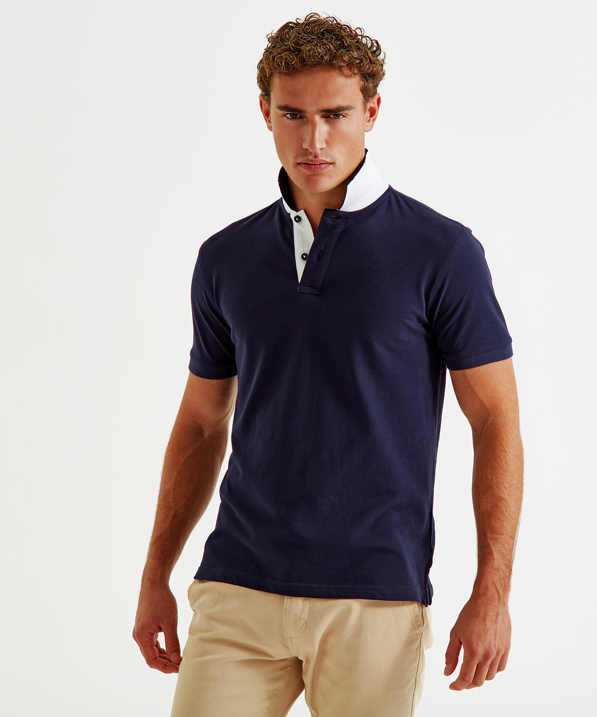 Asquith & Fox Men's Classic Fit Contrast Polo