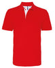 Asquith & Fox Men's Classic Fit Contrast Polo