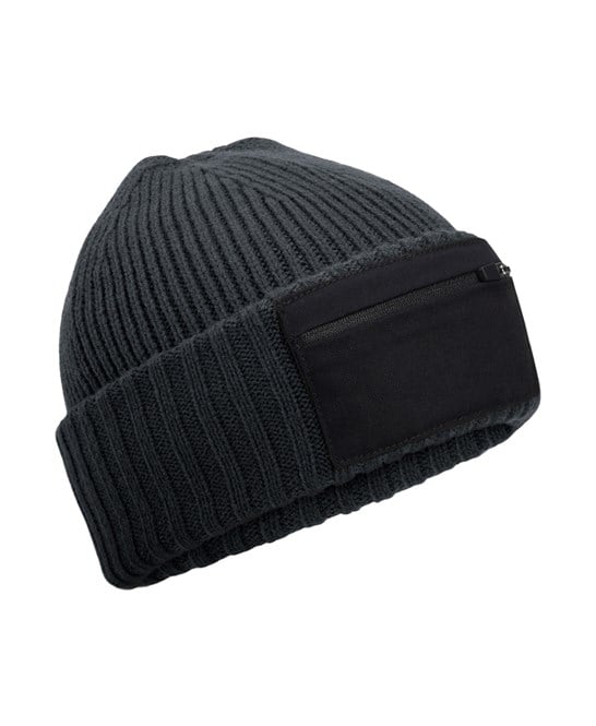 Beechfield B334R Zip Patch Beanie