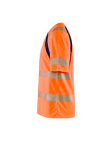 Blaklader Uv Hi-Vis T-Shirt 3397 #colour_orange-navy-blue