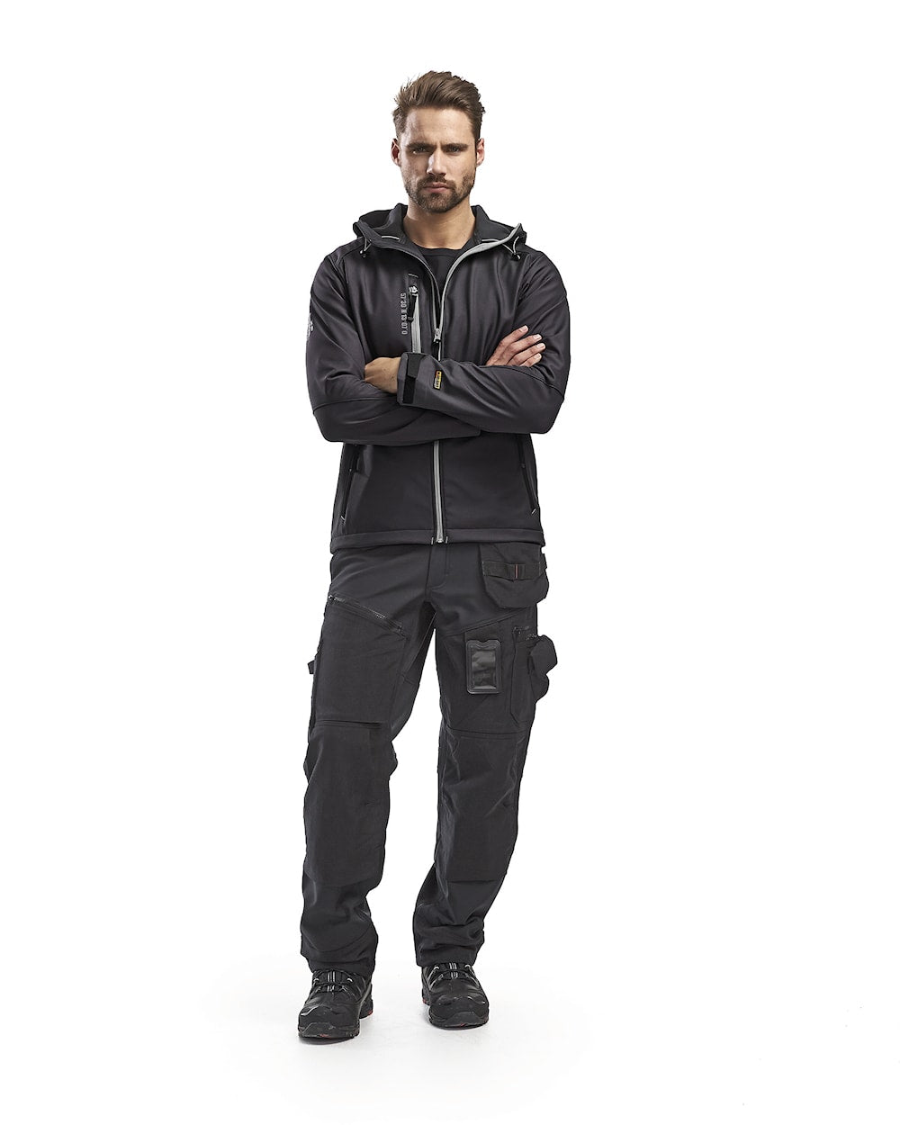 Blaklader Pro Softshell Jacket 4949 #colour_black-silver