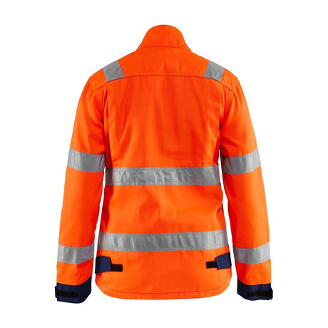 Blaklader Women's Hi-Vis Jacket 4903 #colour_orange-navy-blue