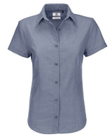 B&C Collection Oxford Short Sleeve Women