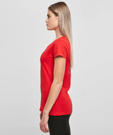 Build Your Brand Basic Women's Basic Tee - City Red