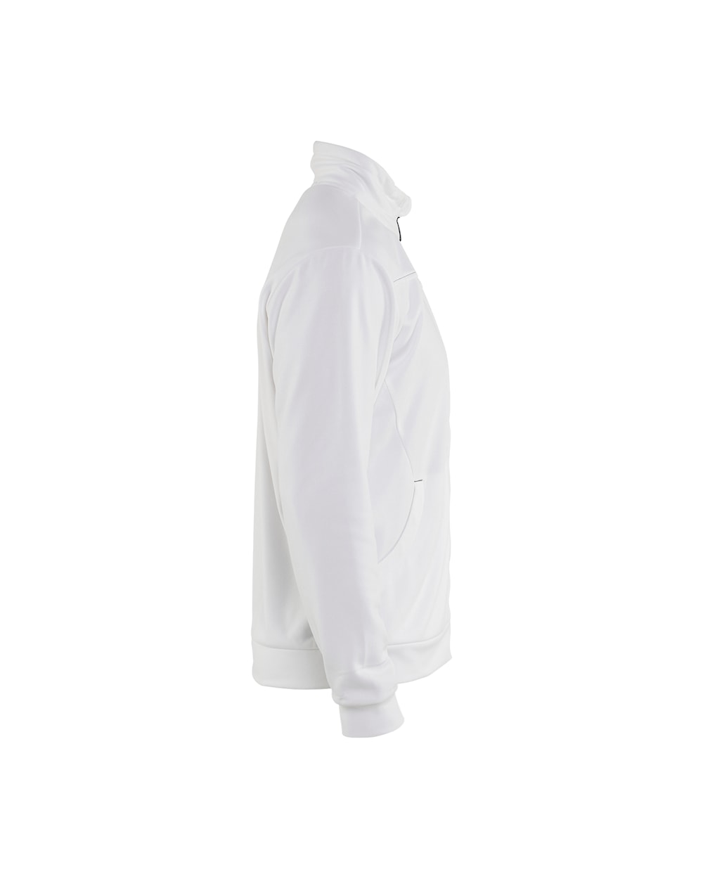 Blaklader Sweatshirt with Full Zip 3362 #colour_white-dark-grey