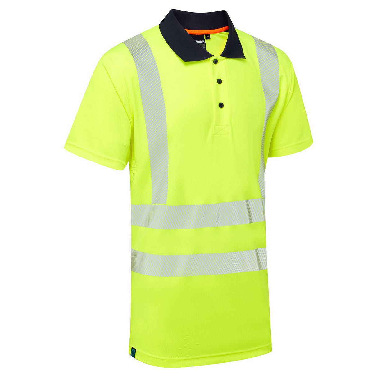 Supertouch Hi-Vis Eco Coolmax Short Sleeve Polo
