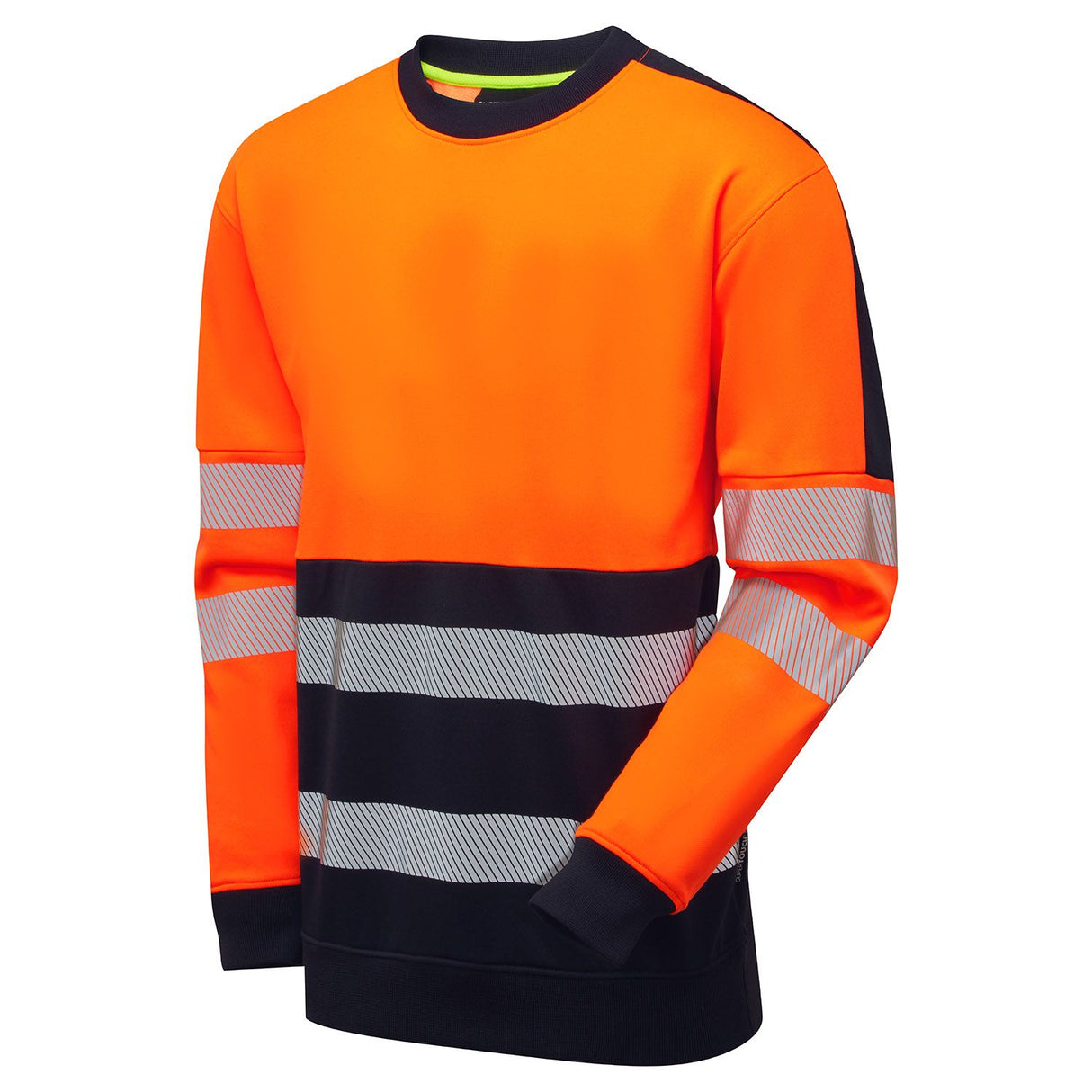 Supertouch Hi-Vis Eco Two Tone Cotton Cool Sweatshirt