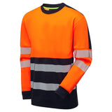 Supertouch Hi-Vis Eco Two Tone Cotton Cool Sweatshirt