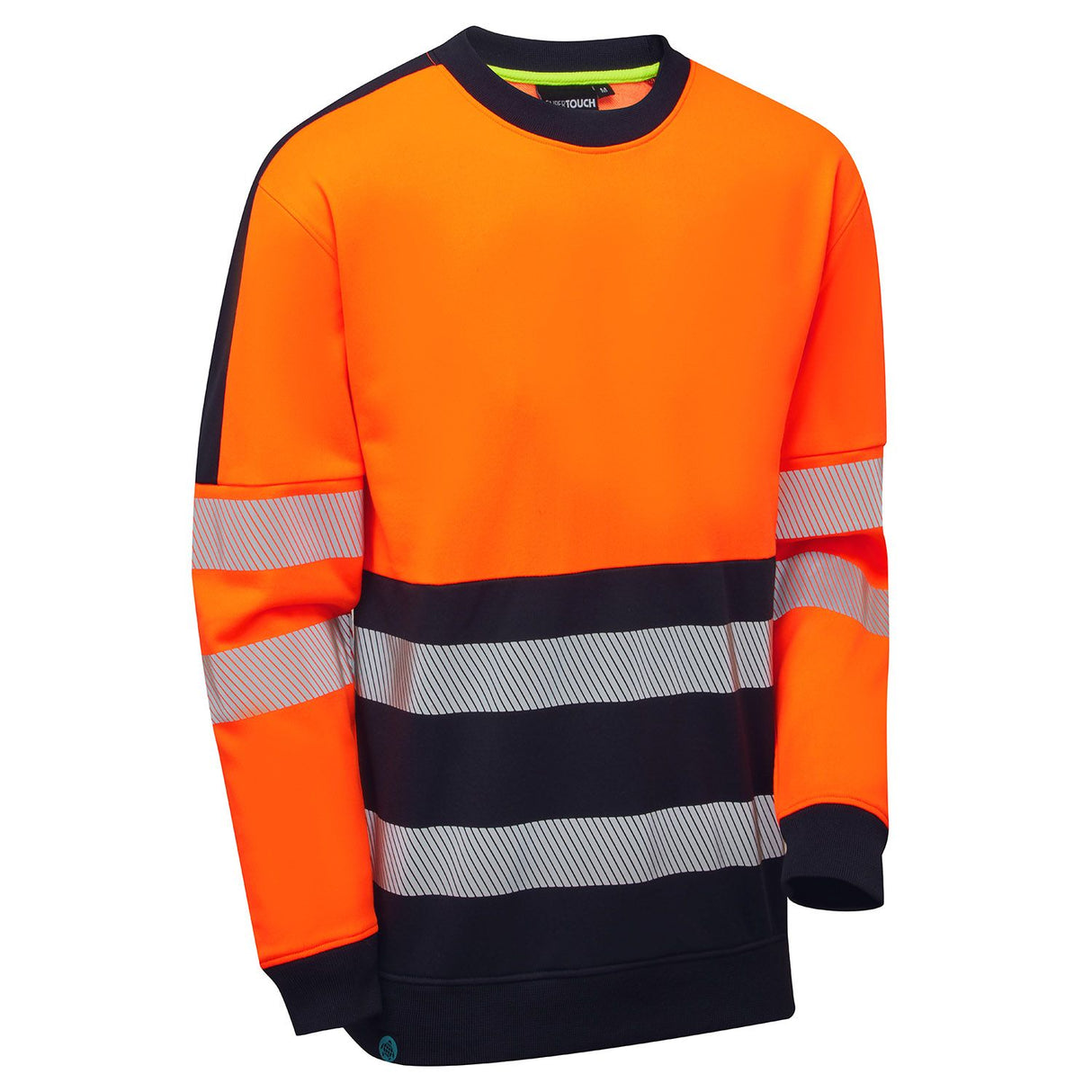 Supertouch Hi-Vis Eco Two Tone Cotton Cool Sweatshirt
