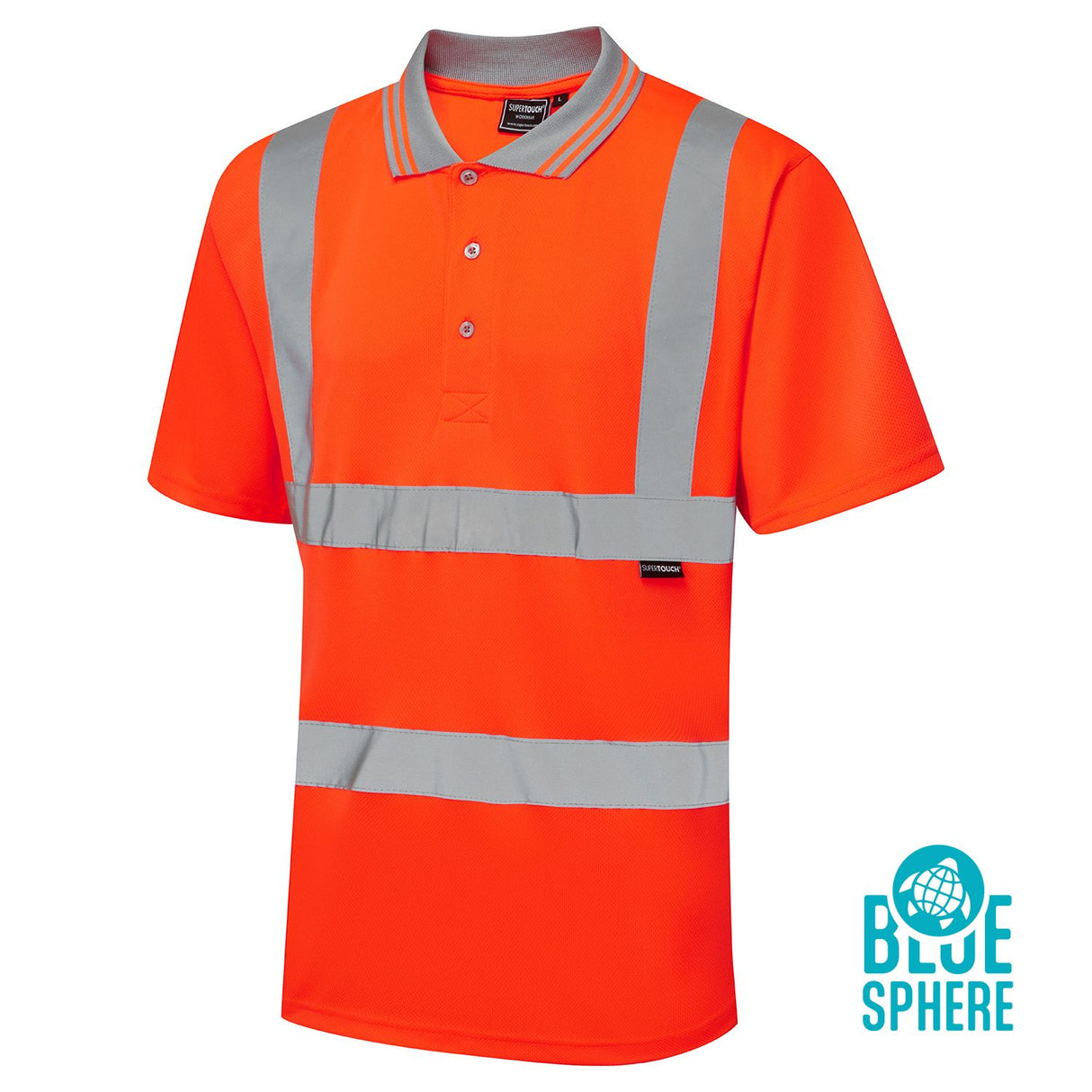 Supertouch Supertouch Eco Short Sleeve Hi-Vis Polo Shirt