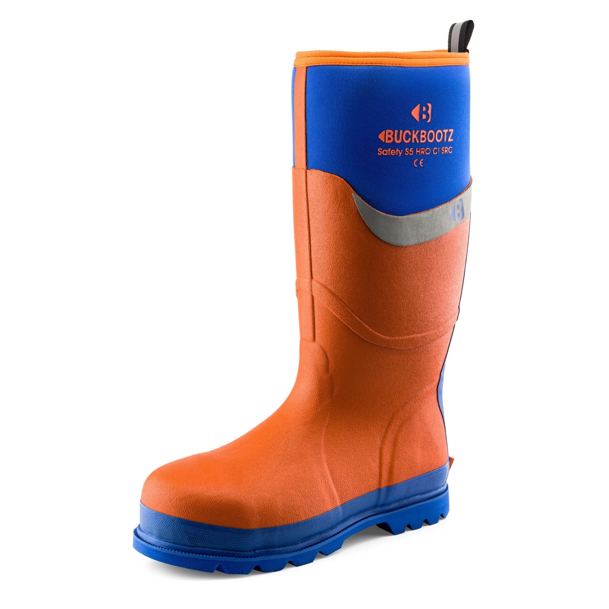 BBZ6000 Safety Wellington Boot - Orange Blue