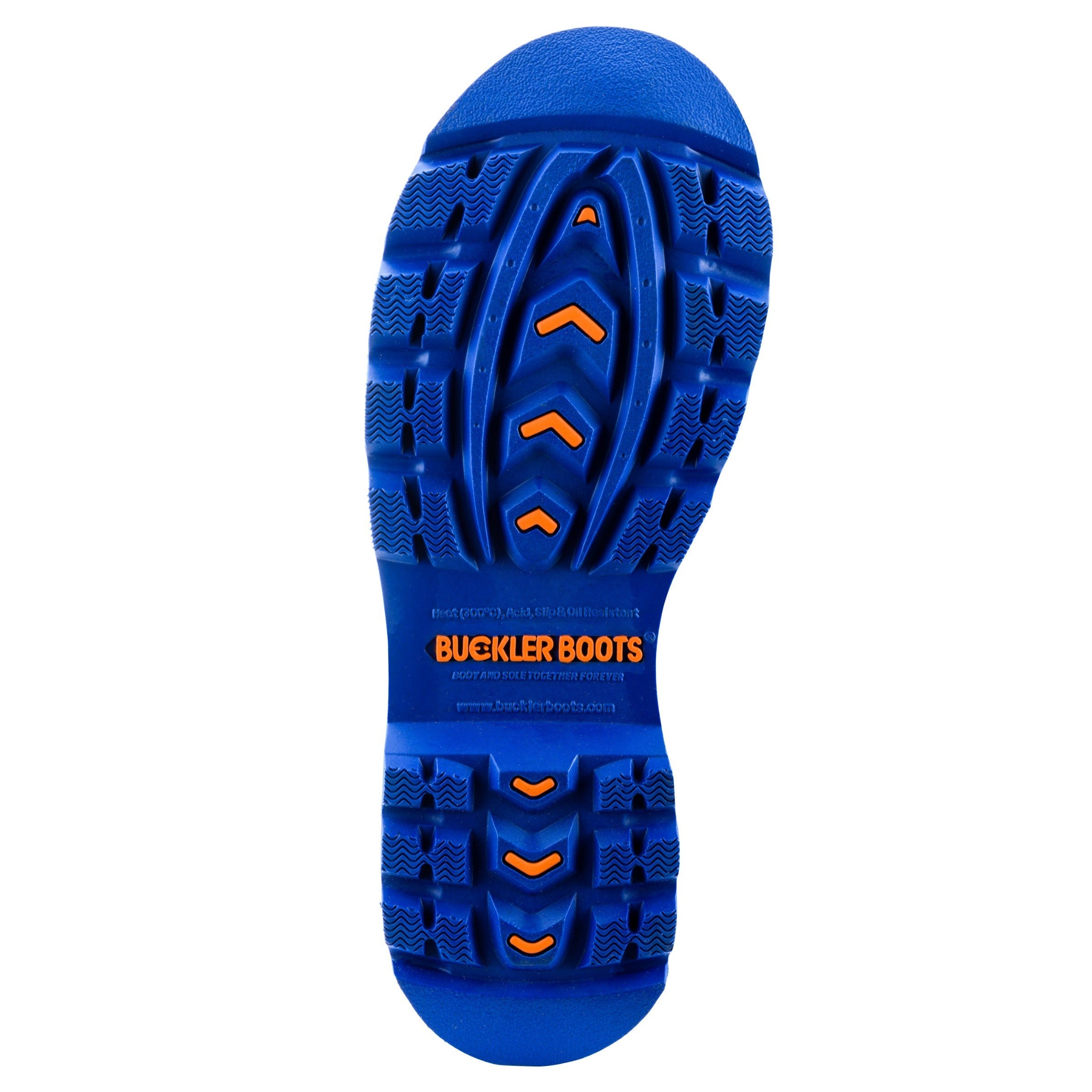 BBZ6000 Safety Wellington Boot - Orange Blue