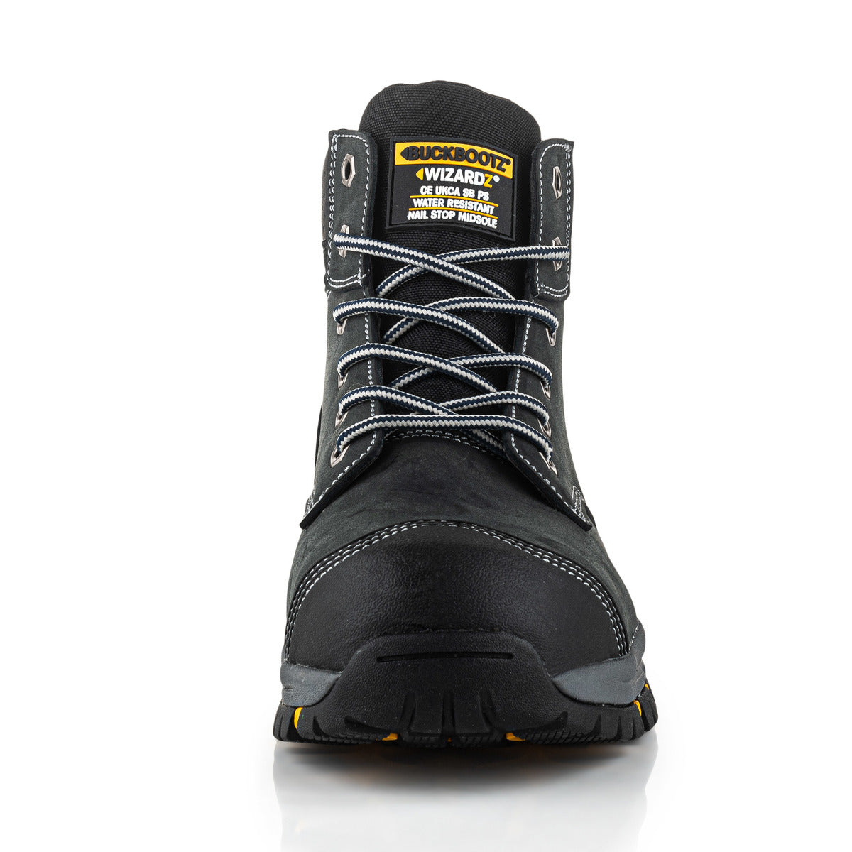 Buckbootz WIZARDZ Leather Safety Lace Boot
