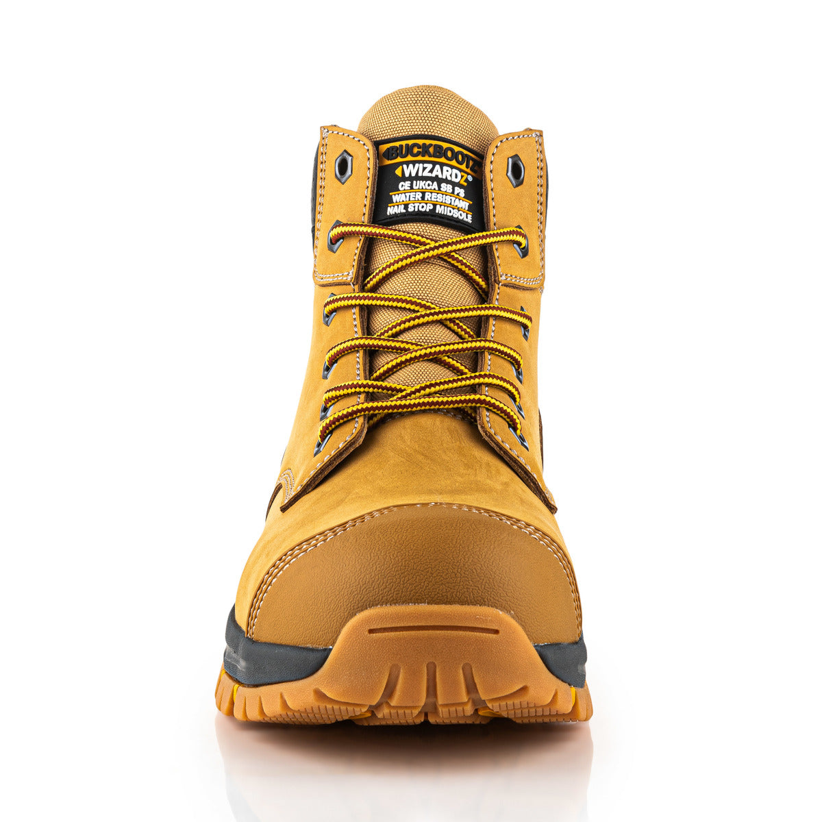 Buckbootz WIZARDZ Leather Safety Lace Boot