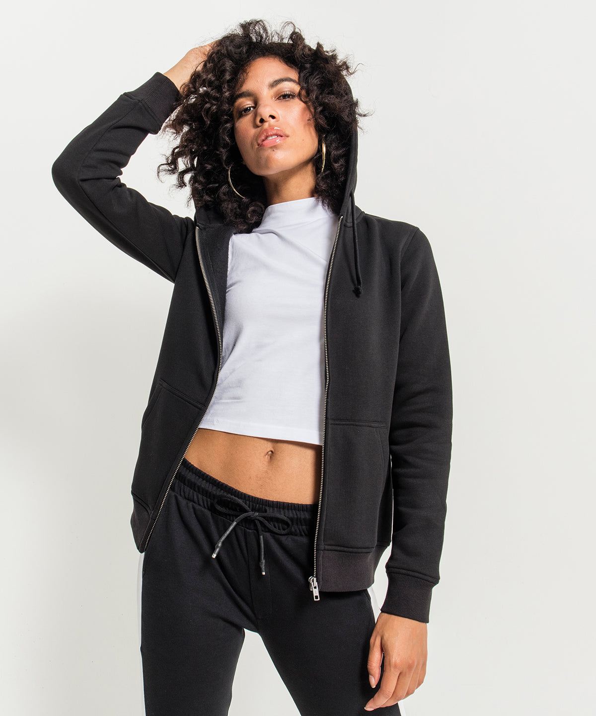 Build Your Brand Women's Merch Zip Hoodie