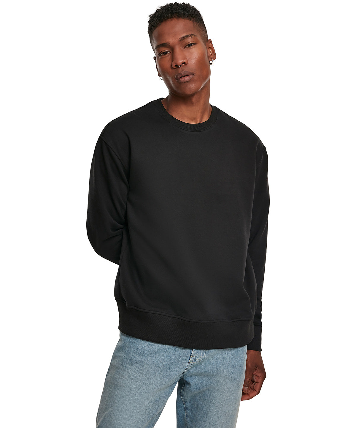 Build Your Brand Premium Oversize Crew Neck