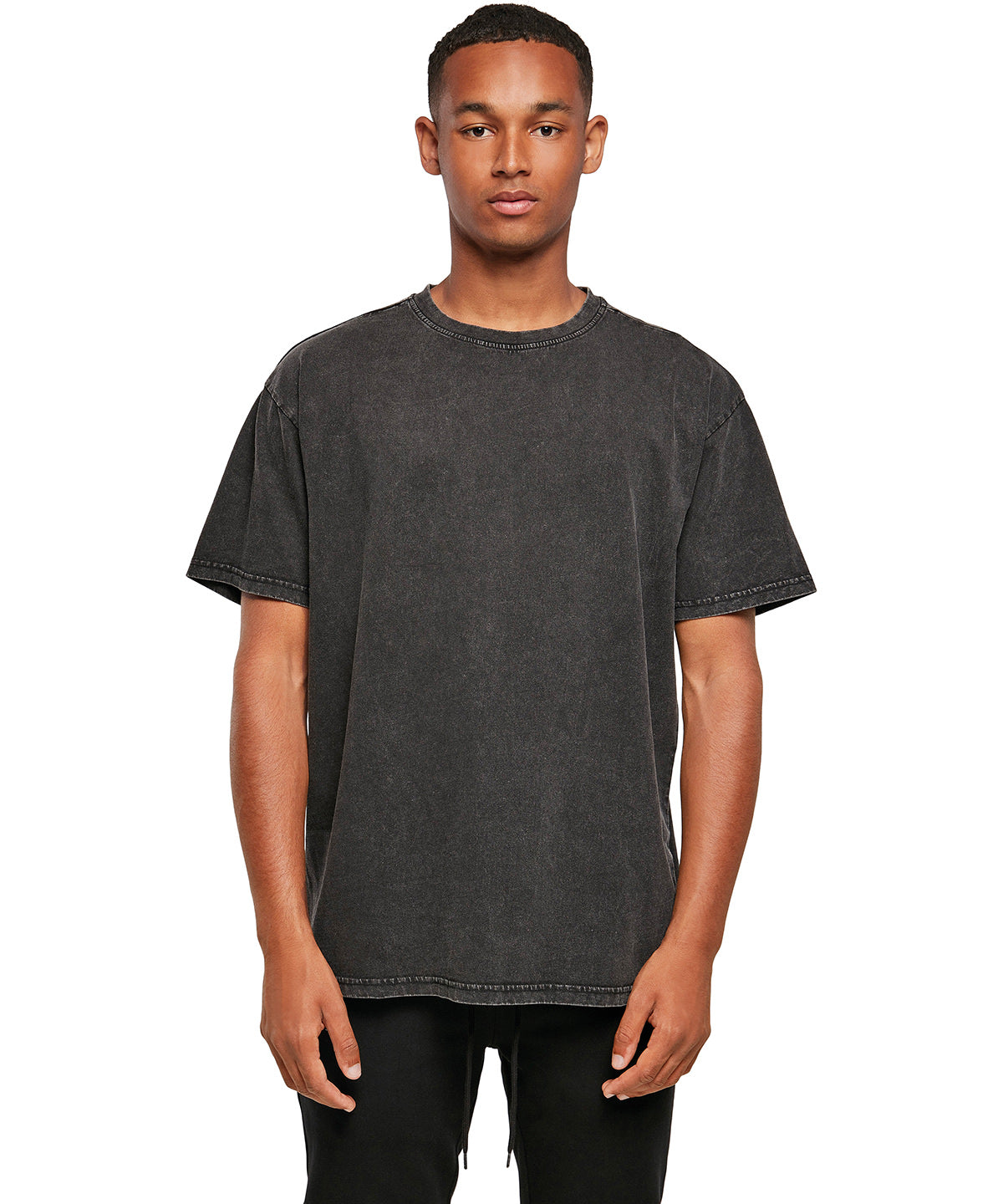 Build Your Brand Acid Washed Heavy Oversized Tee