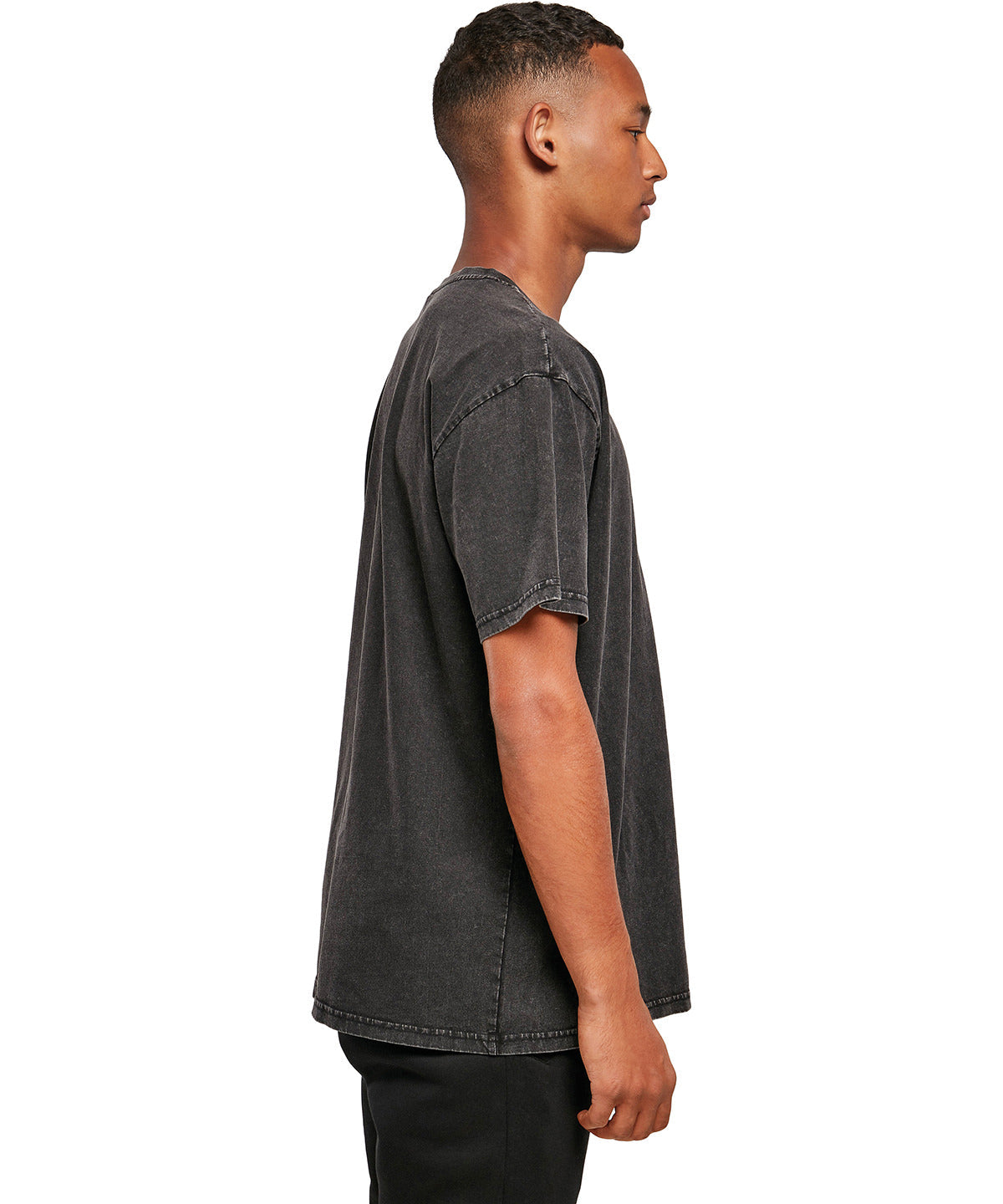 Build Your Brand Acid Washed Heavy Oversized Tee