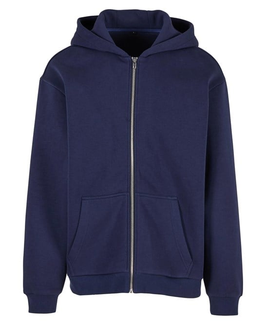 Build Your Brand BY285 Fluffy Zip Hoodie